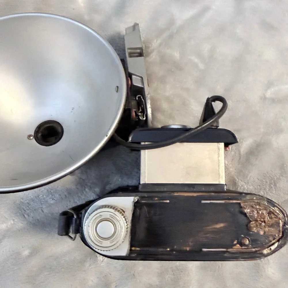 Vintage Ansco Flash Clipper Camera 616 Film w Flash Untested Parts Repair USA